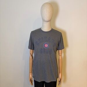 '47 Brand Chicago Cubs MLB Heather Gray T-Shirt - Men's Size L - Like New